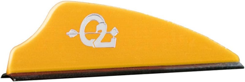 Q2i Store Archery Zeon Vanes – 50pk – Fusion-II, Fusion X-II, Rapt-X (2.0"-3.5") – Zeon Vanes Focus UV Light and Funnel it — Like Tiny Fiber-Optic Strands — into a Brilliant Light Along The Vane’s Edge. - Image 1